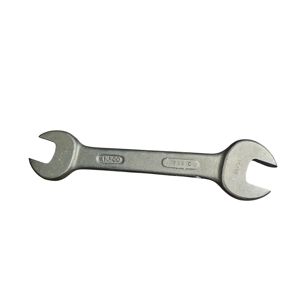 Ampco W-732-C Non-Sparking Double Open End Wrench‎ 7/8 x 15/16 Aluminum Bronze